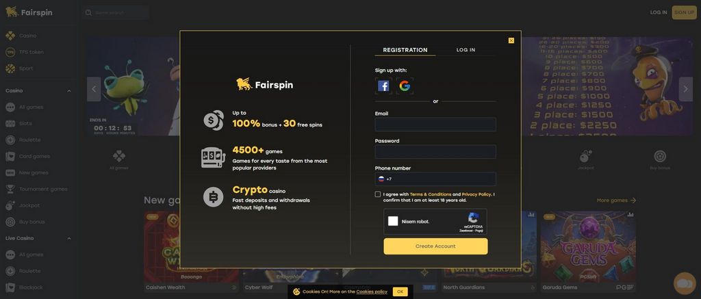 ReseƱa del Casino Online Fairspin 2026 ReseƱa del Casino Online Fairspin 2026